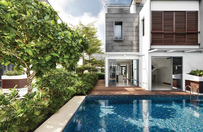 A Greenwood Mews home with its private pool (artist’s impression)